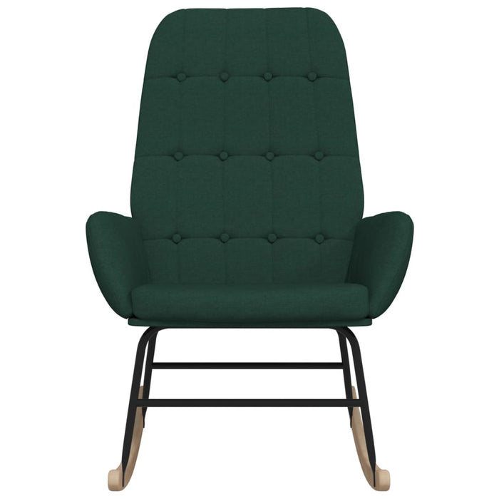 Scaun balansoar, verde închis, material textil - WALTI WALTI