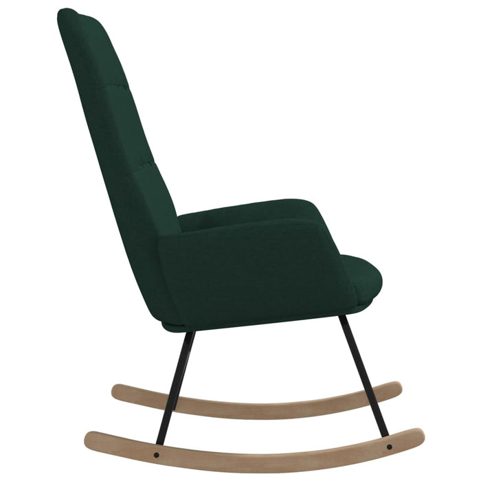 Scaun balansoar, verde închis, material textil - WALTI WALTI
