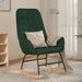 Scaun balansoar, verde închis, material textil - WALTI WALTI