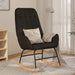 Scaun balansoar, negru, material textil - WALTI WALTI
