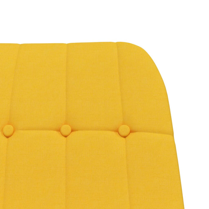 Scaun balansoar, galben muștar, material textil - WALTI WALTI