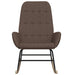 Scaun balansoar, gri taupe, material textil - WALTI WALTI