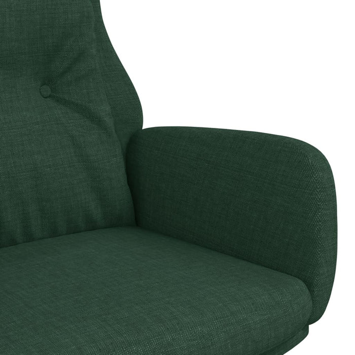 Scaun de relaxare, verde închis, material textil - WALTI WALTI