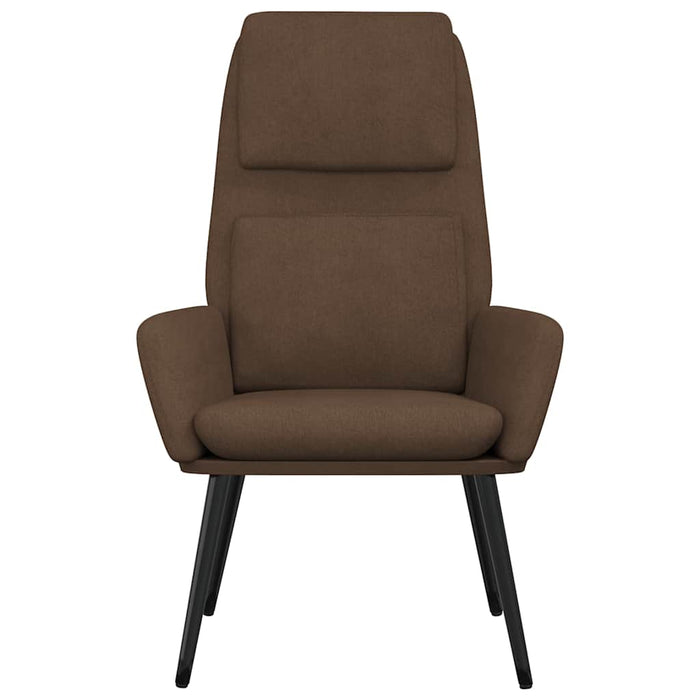 Scaun de relaxare, maro, material textil WALTI