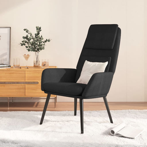 Scaun de relaxare, negru, material textil - WALTI WALTI