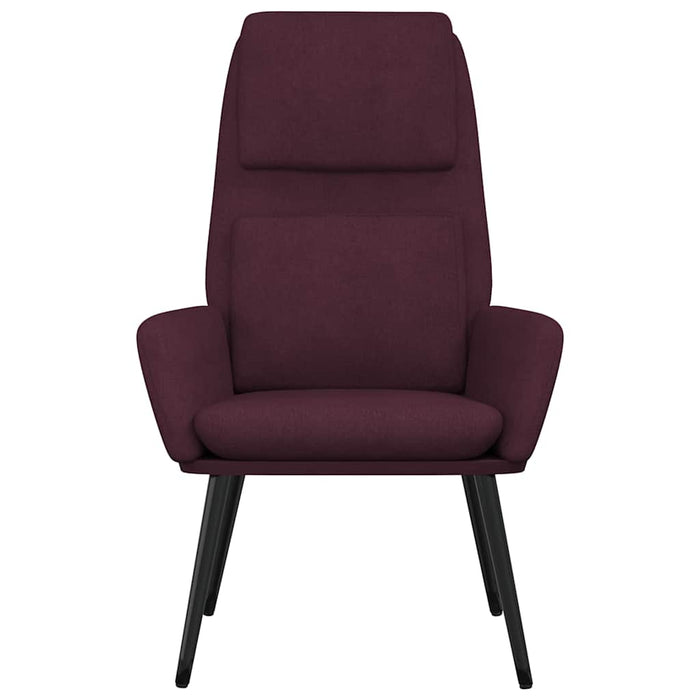 Scaun de relaxare, violet, material textil WALTI