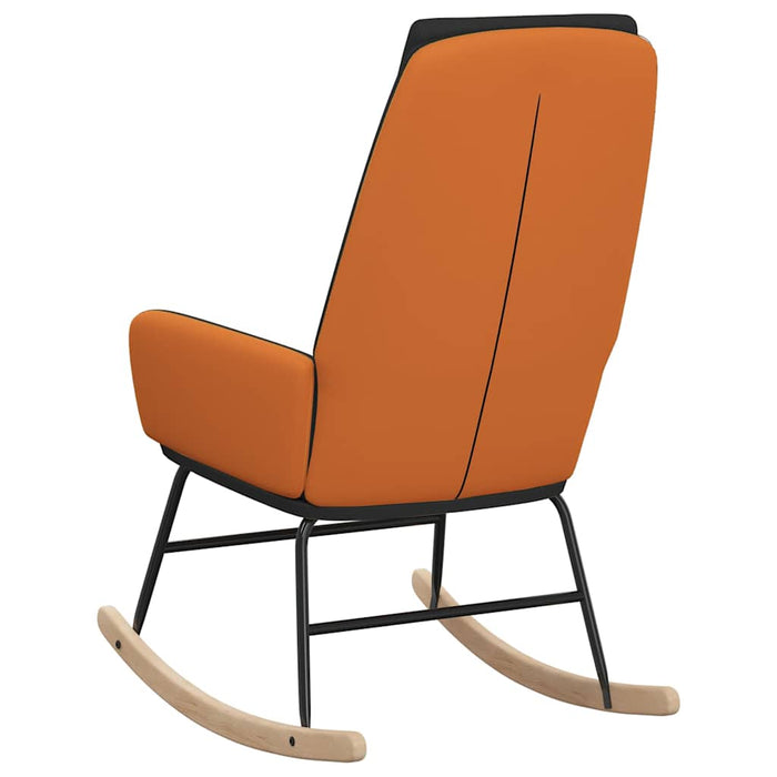 Scaun balansoar, negru, material textil WALTI
