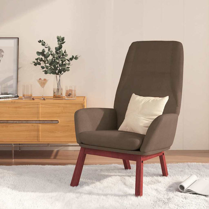 Scaun de relaxare, gri taupe, material textil - WALTI WALTI