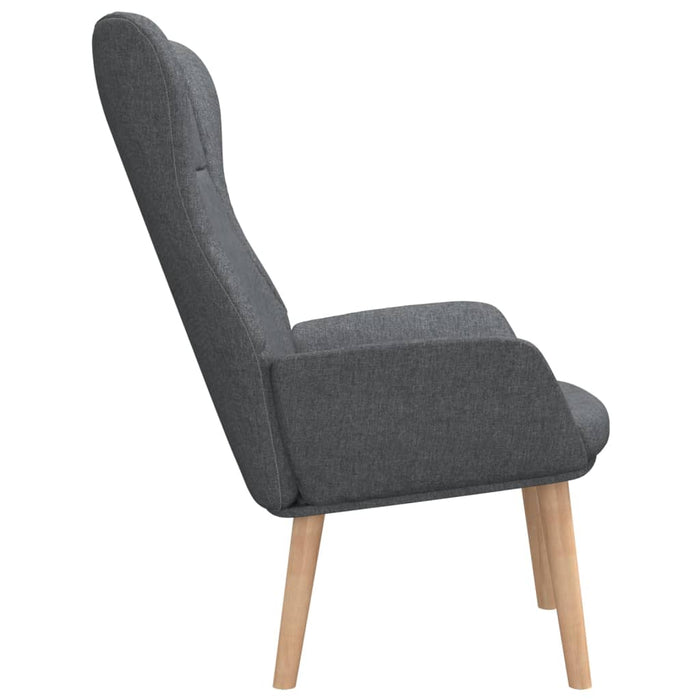 Scaun de relaxare, gri închis, material textil - WALTI WALTI