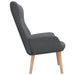 Scaun de relaxare, gri închis, material textil - WALTI WALTI
