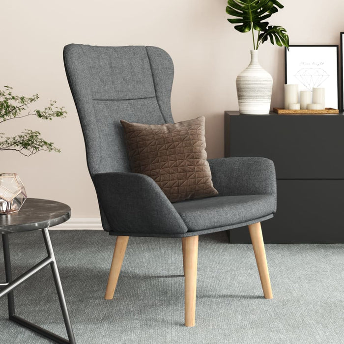 Scaun de relaxare, gri închis, material textil - WALTI WALTI