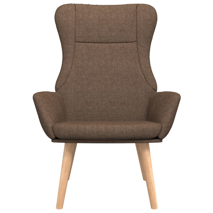 Scaun de relaxare, maro, material textil WALTI