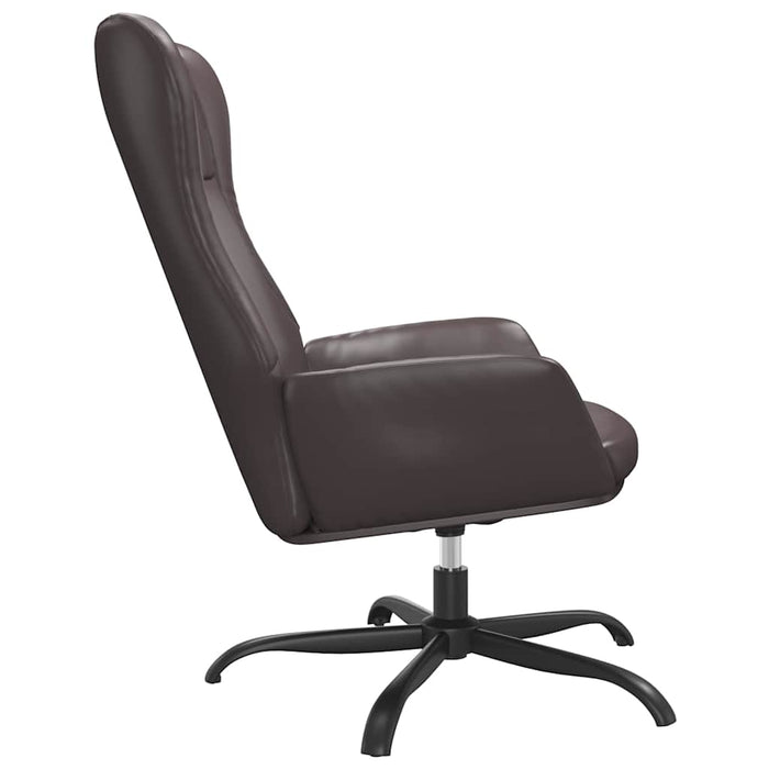 Scaun de relaxare, maro, piele ecologică WALTI