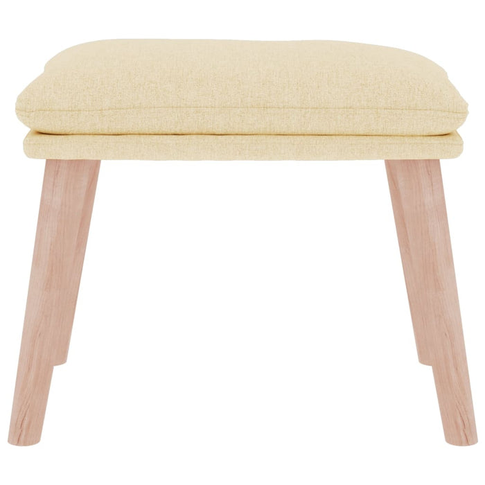 Taburet, crem, 45x29,5x35 cm, material textil - WALTI WALTI