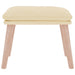 Taburet, crem, 45x29,5x35 cm, material textil - WALTI WALTI