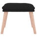 Taburet, negru, 45x29,5x35 cm, material textil - WALTI WALTI
