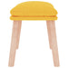 Taburet, galben muștar, 45x29,5x35 cm, material textil - WALTI WALTI