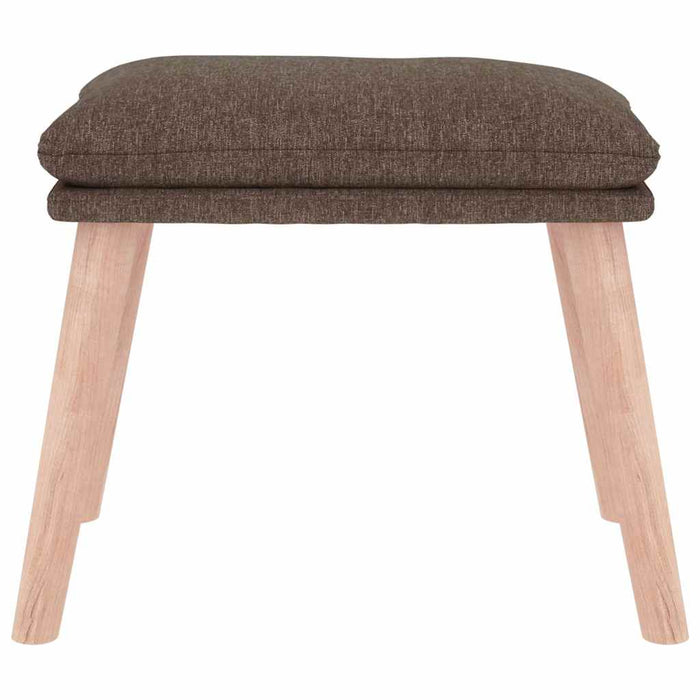 Taburet, gri taupe, 45x29,5x35 cm, material textil - WALTI WALTI