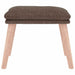 Taburet, gri taupe, 45x29,5x35 cm, material textil - WALTI WALTI