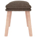 Taburet, gri taupe, 45x29,5x35 cm, material textil - WALTI WALTI