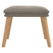 Taburet, gri deschis, 45x29,5x35 cm, catifea - WALTI WALTI