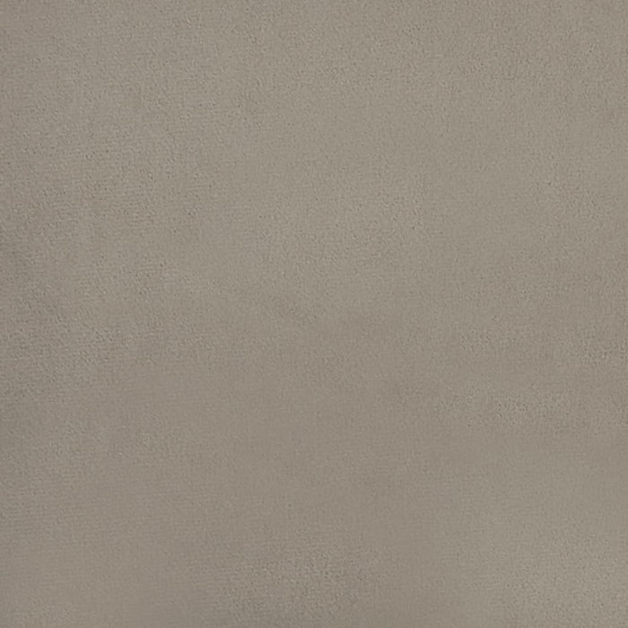 Taburet, gri deschis, 45x29,5x35 cm, catifea - WALTI WALTI