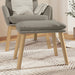Taburet, gri deschis, 45x29,5x35 cm, catifea - WALTI WALTI