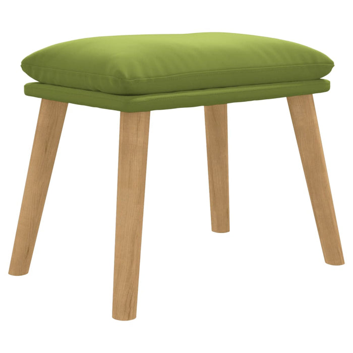 Taburet, verde deschis, 45x29,5x35 cm, catifea - WALTI WALTI
