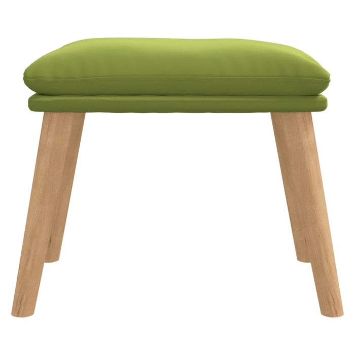 Taburet, verde deschis, 45x29,5x35 cm, catifea - WALTI WALTI