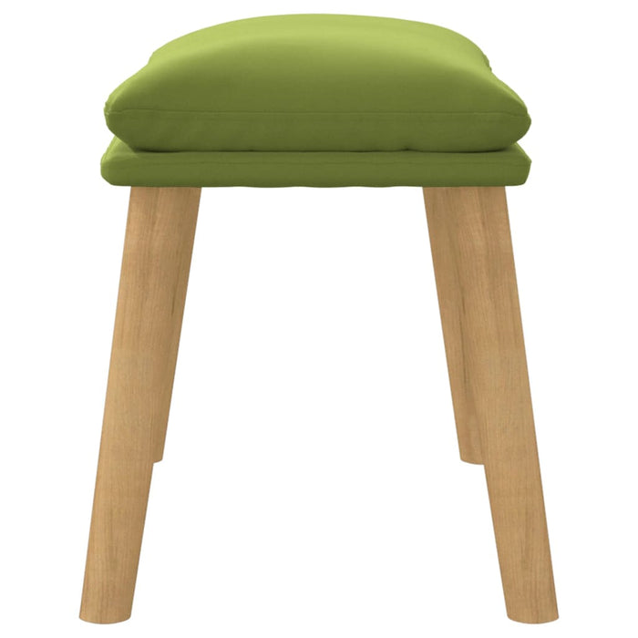 Taburet, verde deschis, 45x29,5x35 cm, catifea - WALTI WALTI