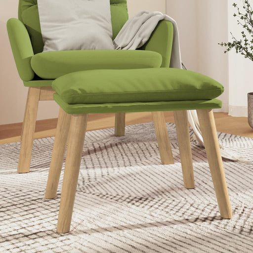 Taburet, verde deschis, 45x29,5x35 cm, catifea - WALTI WALTI