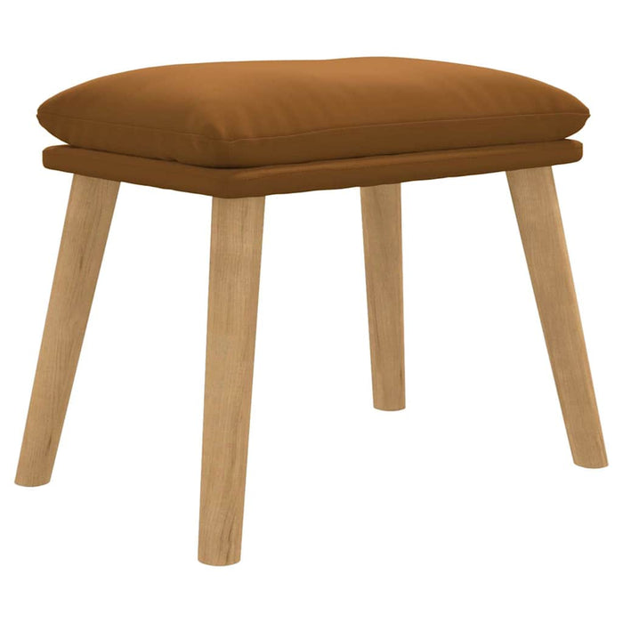 Taburet, maro, 45x29,5x35 cm, catifea WALTI