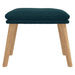 Taburet, albastru, 45x29,5x35 cm, catifea - WALTI WALTI