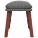 Taburet, gri deschis, 45x29,5x35 cm, material textil - WALTI WALTI