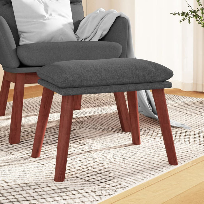 Taburet, gri închis, 45x29,5x35 cm, material textil - WALTI WALTI
