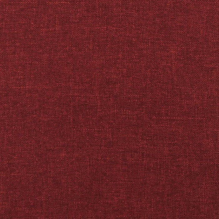 Taburet, roșu vin, 45x29,5x35 cm, material textil - WALTI WALTI