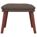 Taburet, gri taupe, 45x29,5x35 cm, material textil - WALTI WALTI
