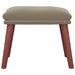 Taburet, gri deschis, 45x29,5x35 cm, catifea - WALTI WALTI