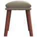 Taburet, gri deschis, 45x29,5x35 cm, catifea - WALTI WALTI