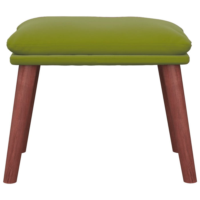 Taburet, verde deschis, 45x29,5x35 cm, catifea - WALTI WALTI