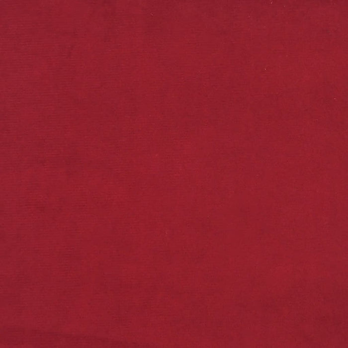Taburet, roșu vin, 45x29,5x35 cm, catifea - WALTI WALTI