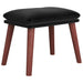 Taburet, negru, 45x29,5x35 cm, catifea - WALTI WALTI
