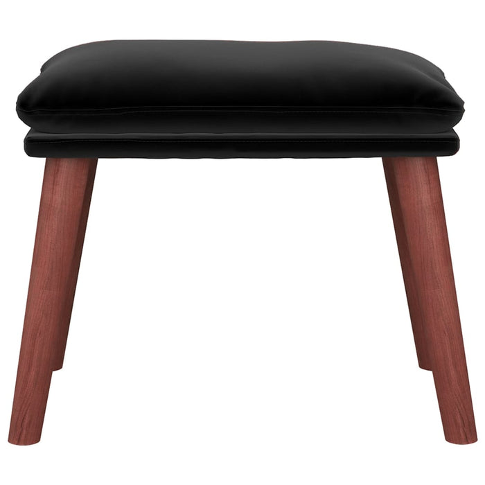 Taburet, negru, 45x29,5x35 cm, catifea - WALTI WALTI