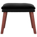 Taburet, negru, 45x29,5x35 cm, catifea - WALTI WALTI