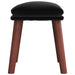 Taburet, negru, 45x29,5x35 cm, catifea - WALTI WALTI