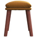 Taburet, maro, 45x29,5x35 cm, catifea - WALTI WALTI