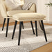Taburet, crem, 45x29,5x35 cm, material textil - WALTI WALTI