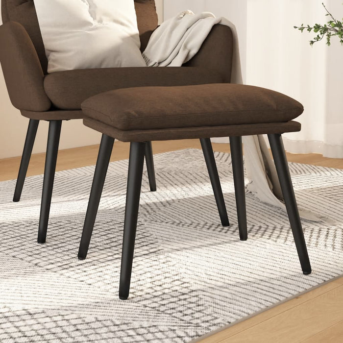 Taburet, maro, 45x29,5x35 cm, material textil - WALTI WALTI