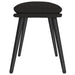 Taburet, negru, 45x29,5x35 cm, material textil - WALTI WALTI