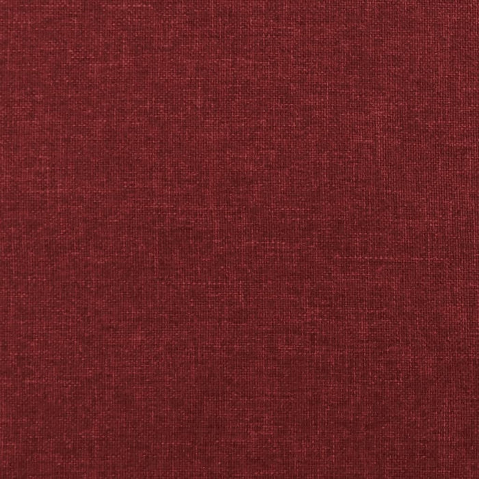 Taburet, roșu vin, 45x29,5x35 cm, material textil WALTI